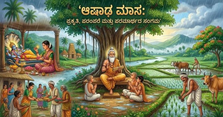ಆಷಾಢ ಮಾಸ: ಪ್ರಕೃತಿ, ಪರಂಪರೆ ಮತ್ತು ಪರಮಾರ್ಥದ ಸಂಗಮ