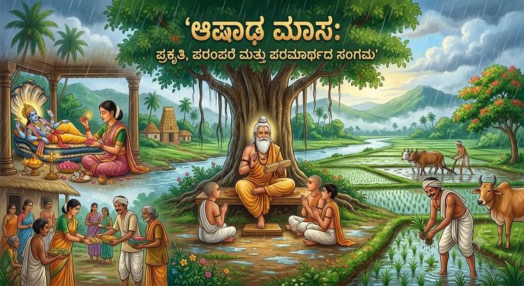 ಆಷಾಢ ಮಾಸ: ಪ್ರಕೃತಿ, ಪರಂಪರೆ ಮತ್ತು ಪರಮಾರ್ಥದ ಸಂಗಮ