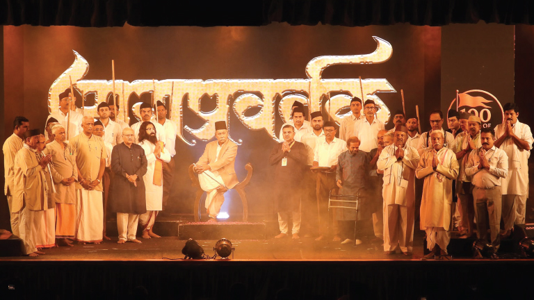 theatrical form of national thought: Dr Keshav Baliram Hedgewar