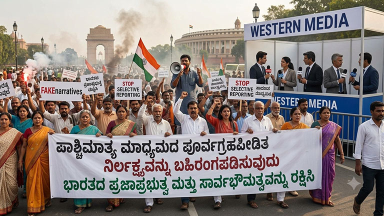 CJP Protest in Delhi: Fake Narratives and Poisonous, Ignorant Reporting by Western Media