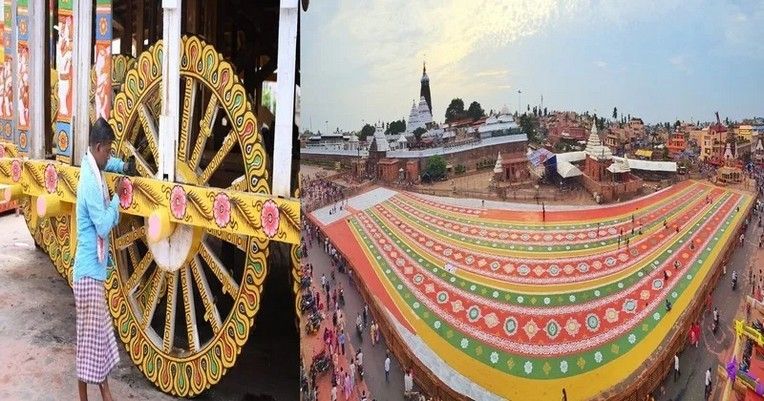 extensive-preparations-for-puri-jagannath-rath-yatra-final-stage-of-chariot-construction-multi-layered-security