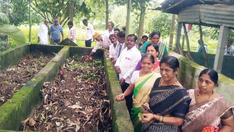krishiyinda baduku column organic garden without irrigation