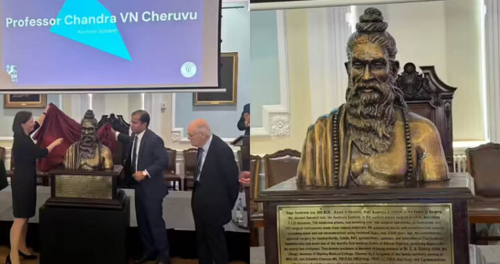 International honor for Maharishi Sushruta