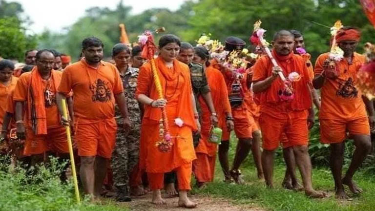 ಕನ್ವರ್ ಯಾತ್ರೆಗೆ ವೇಗ: 700 ಭಕ್ತರು ಹಾಗೂ 16 ಬೈಗಾ ಬುಡಕಟ್ಟು ಜನರು ಭಾಗಿ