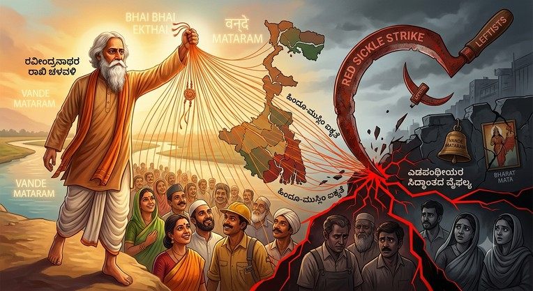 ಬಂಗಾಳ ವಿಭಜನೆಯಿಂದ ನೊಬೆಲ್ ಕಳುವಿನವರೆಗೆ: ರವೀಂದ್ರರ ವಿಚಾರಧಾರೆಗೆ ಎಡಪಂಥೀಯರ ಸವಾಲು