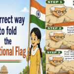 Know how to respectfully fold and store the National Flag