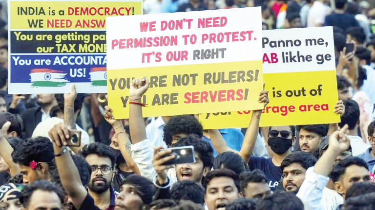 An institutional surgical strike on India's examination system
