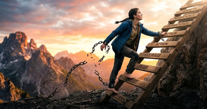 Break the chains of hesitation and step onto the ladder of success