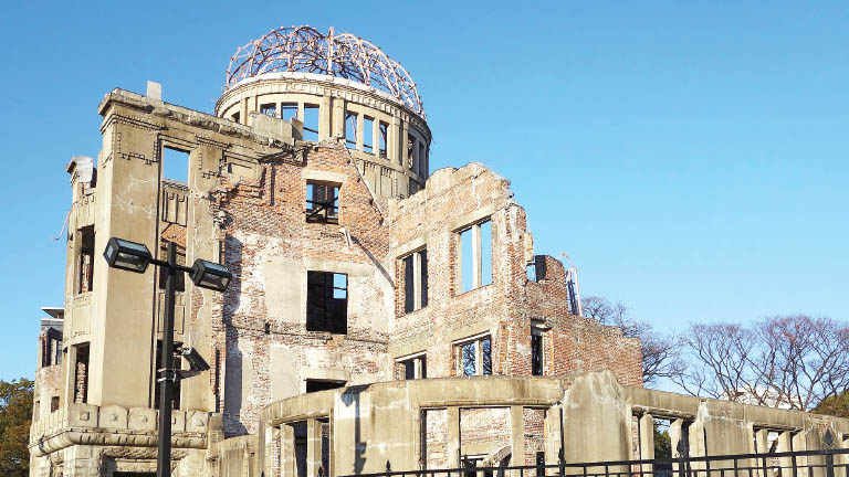 hiroshima day The dried bloodstains of Hiroshima
