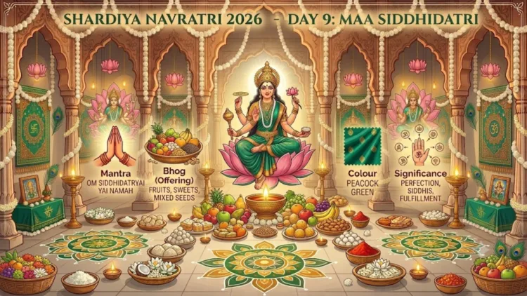 ಮಹಾನವಮಿ 2026: ಸಿದ್ಧಿದಾತ್ರಿ ದೇವಿಯ ಆಶೀರ್ವಾದದೊಂದಿಗೆ ನವರಾತ್ರಿಯ ಒಂಬತ್ತು ದಿನಗಳ ಭಕ್ತಿ ಸಂಪನ್ನ