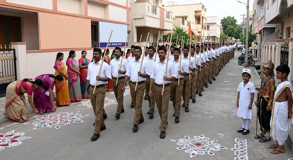 ​ವ್ಯಕ್ತಿ ನಿರ್ಮಾಣದಿಂದ ರಾಷ್ಟ್ರ ನಿರ್ಮಾಣದವರೆಗೆ: ಪಥಸಂಚಲನದ ಸಾರ್ಥಕ ಸಂದೇಶ